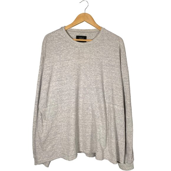 Represent Oversized Long Sleeve Tshirt Size L Gray - Picture 1 of 7